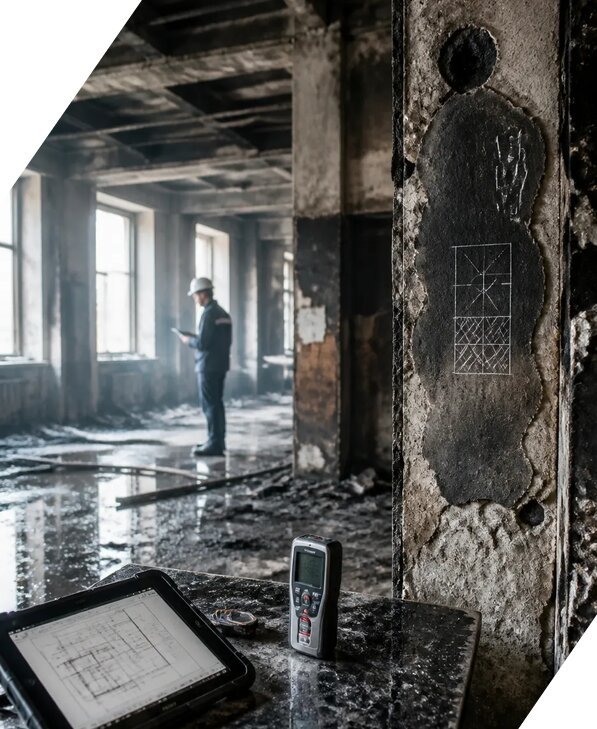 Обследование зданий после пожара в Баксане от 15153 р. | ЭкспертизаРоссия